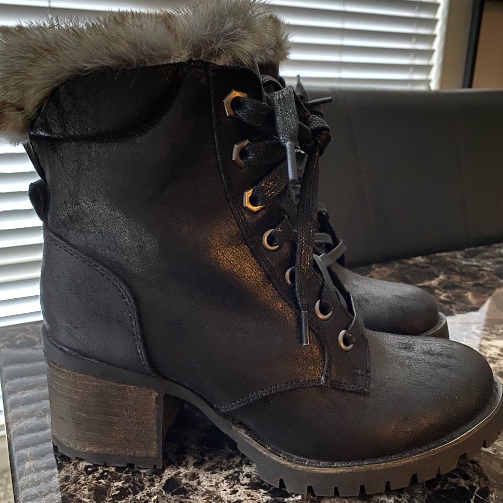 Black Steve Madden Booties